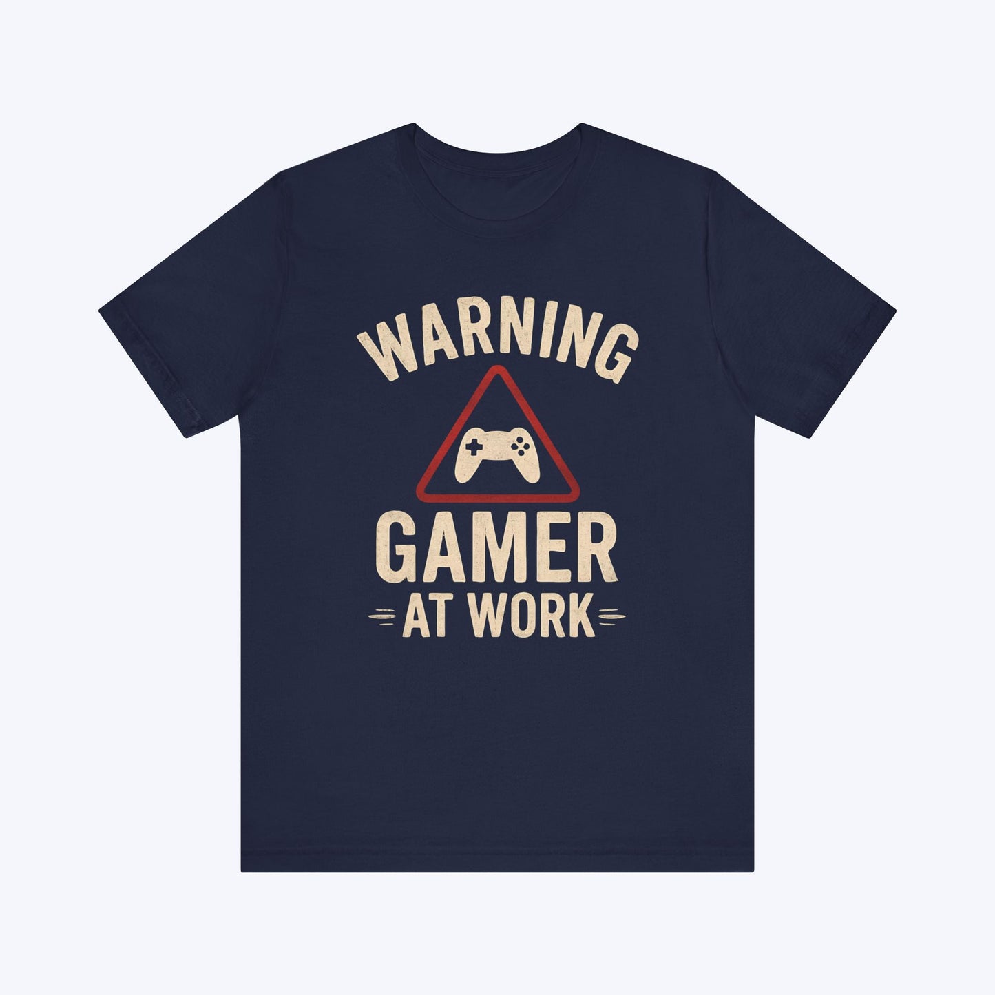 T-Shirt Navy / S Gamer at Work – Stay Back T-shirt