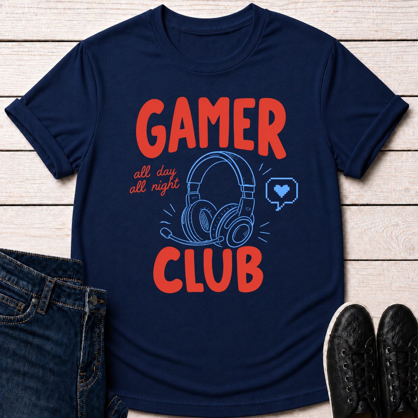 T-Shirt Navy / S Gamer Club T-Shirt