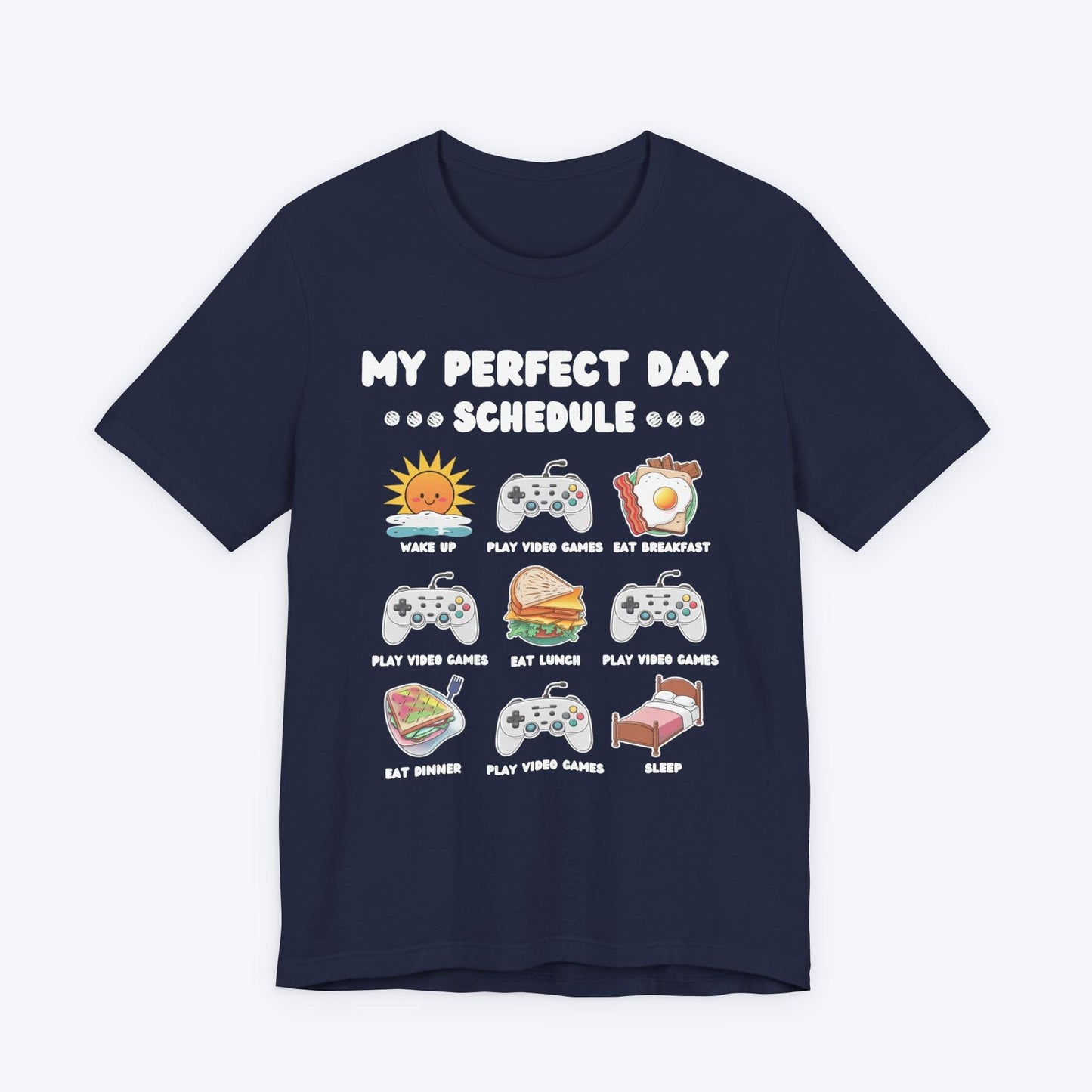 T-Shirt Navy / S Gamers Itinerary T-shirt