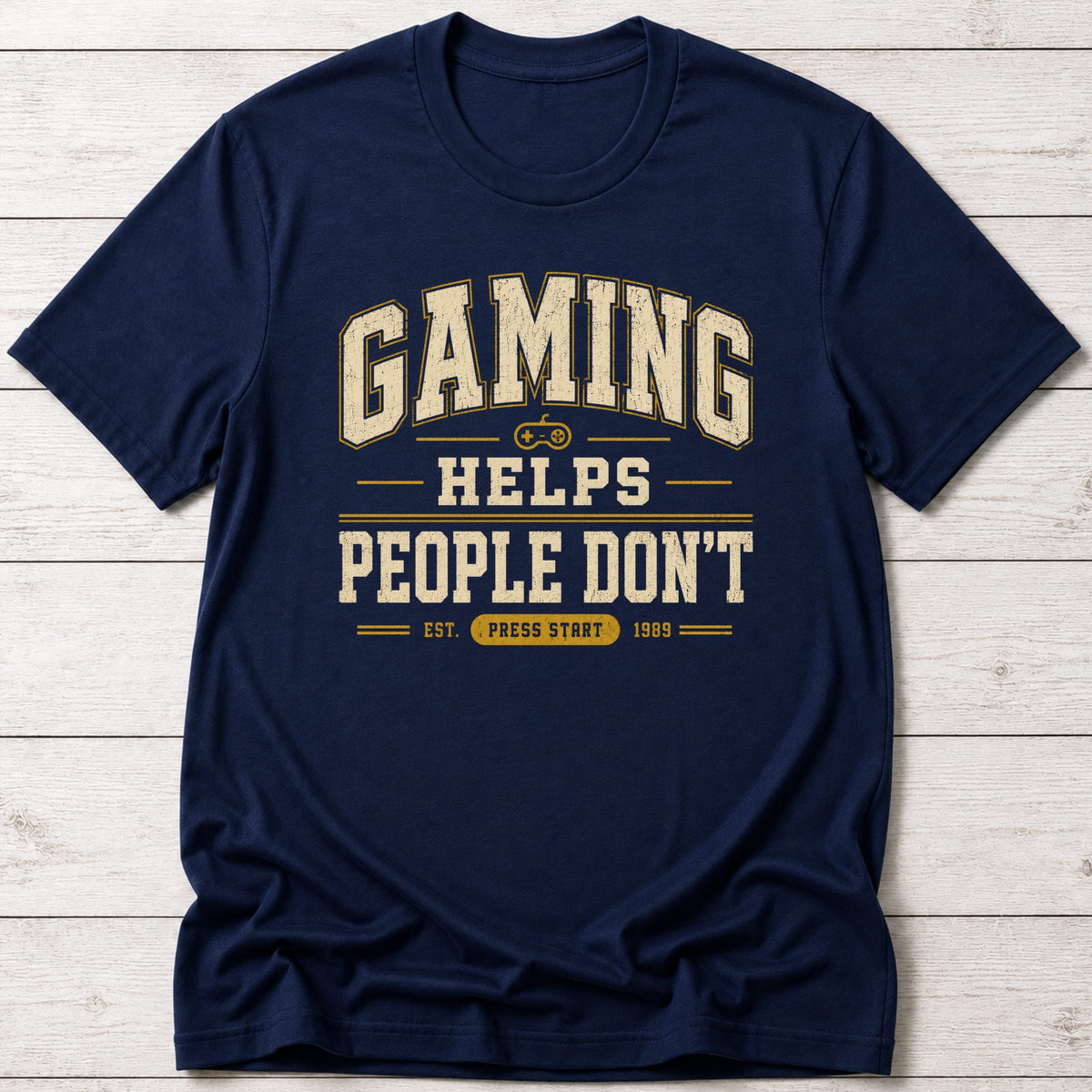 T-Shirt Navy / S Gaming Helps T-shirt