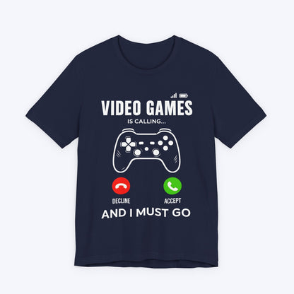 T-Shirt Navy / S Gaming Is Calling T-shirt