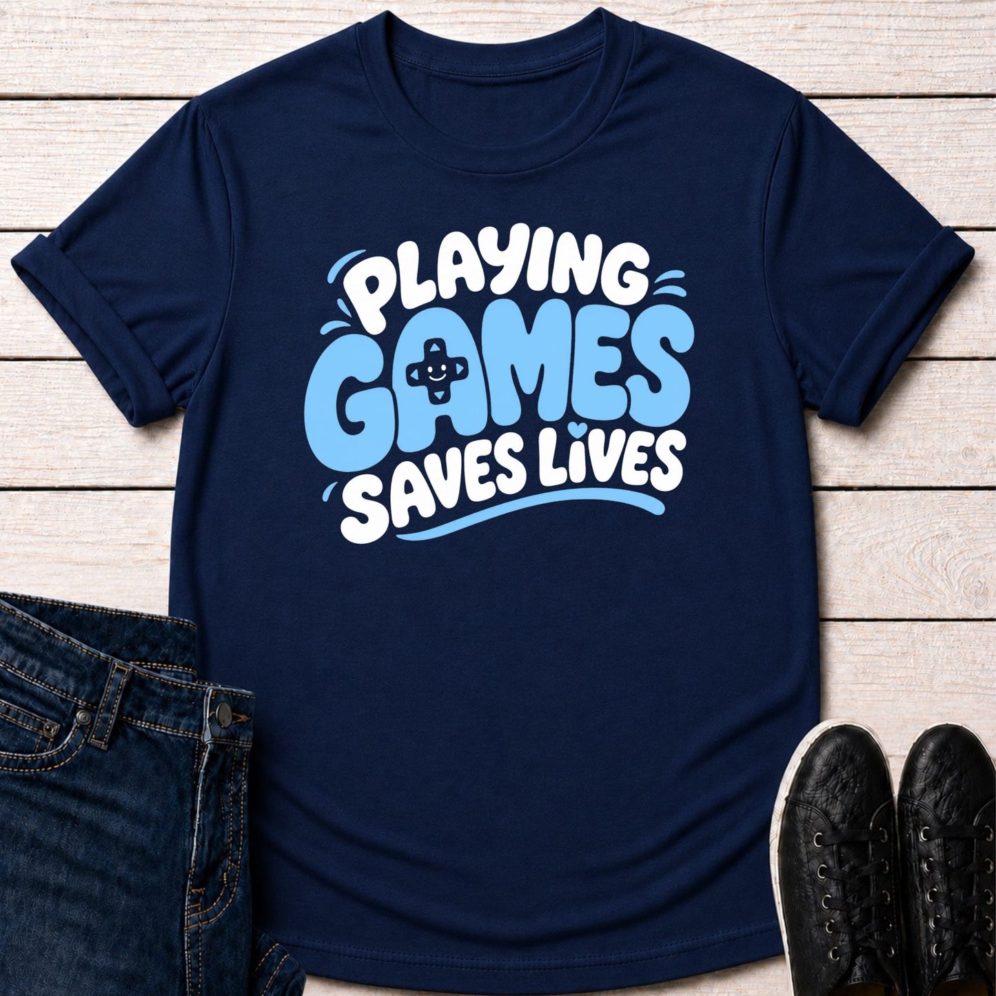 T-Shirt Navy / S Gaming is Life T-shirt