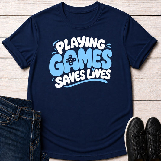T-Shirt Navy / S Gaming is Life T-shirt
