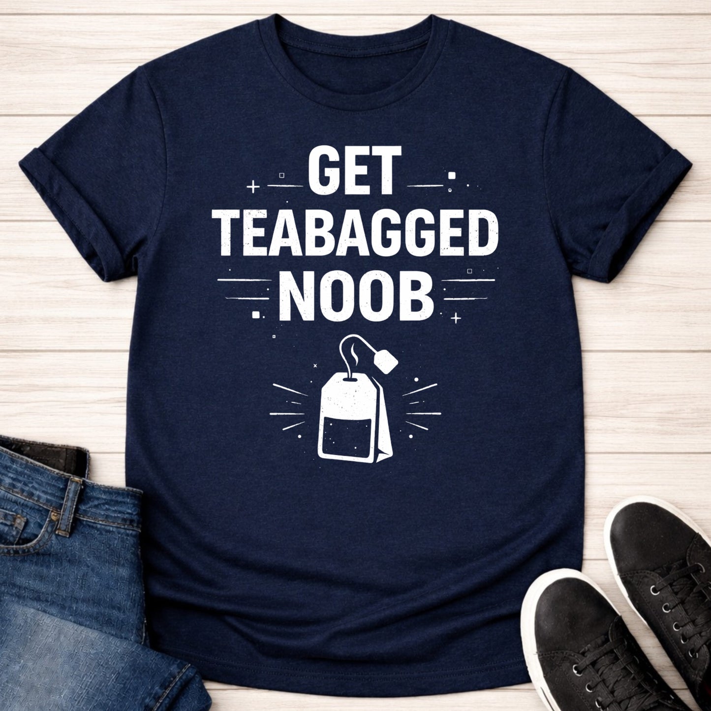 T-Shirt Navy / S Get Teabagged T-shirt