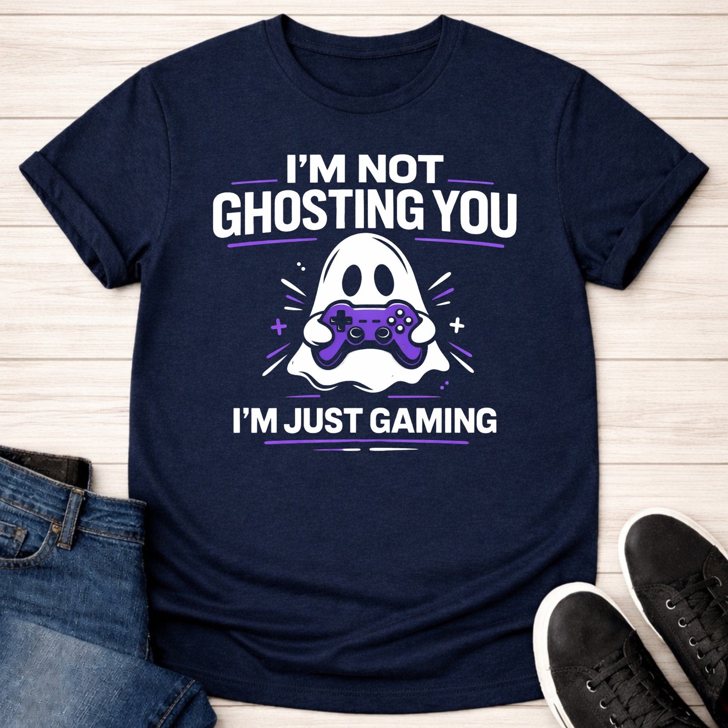 T-Shirt Navy / S Ghost Mode T-shirt
