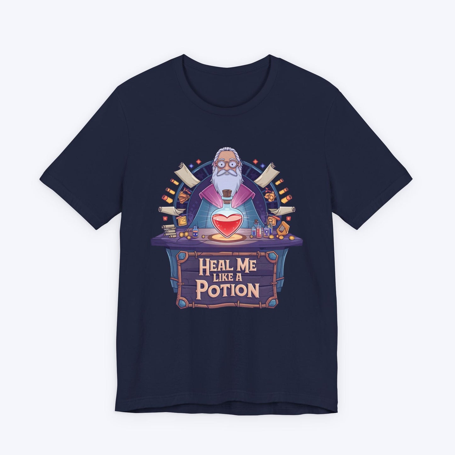 T-Shirt Navy / S Heal Me Like A Potion T-shirt