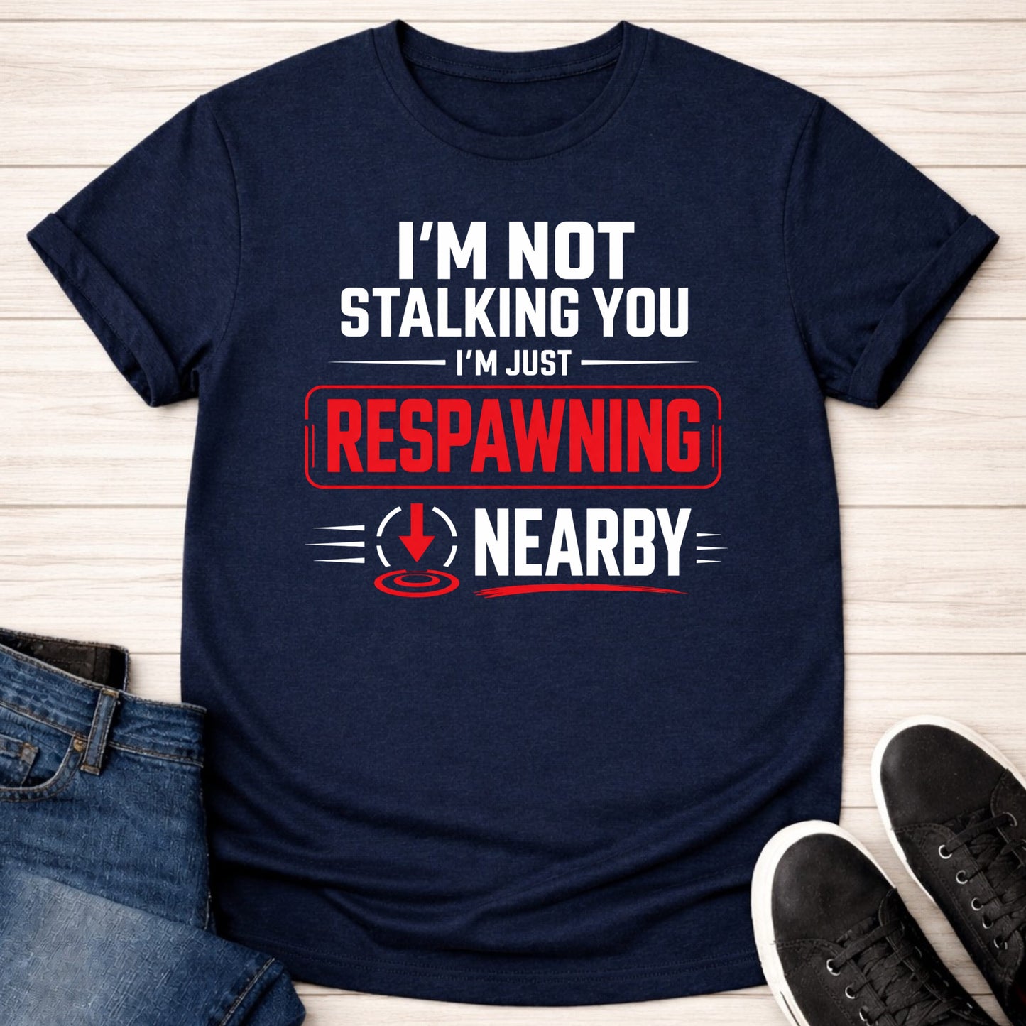 T-Shirt Navy / S Hello Again T-shirt