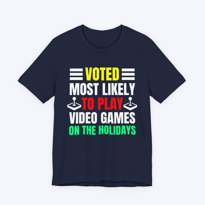 T-Shirt Navy / S Holiday Gamer T-shirt