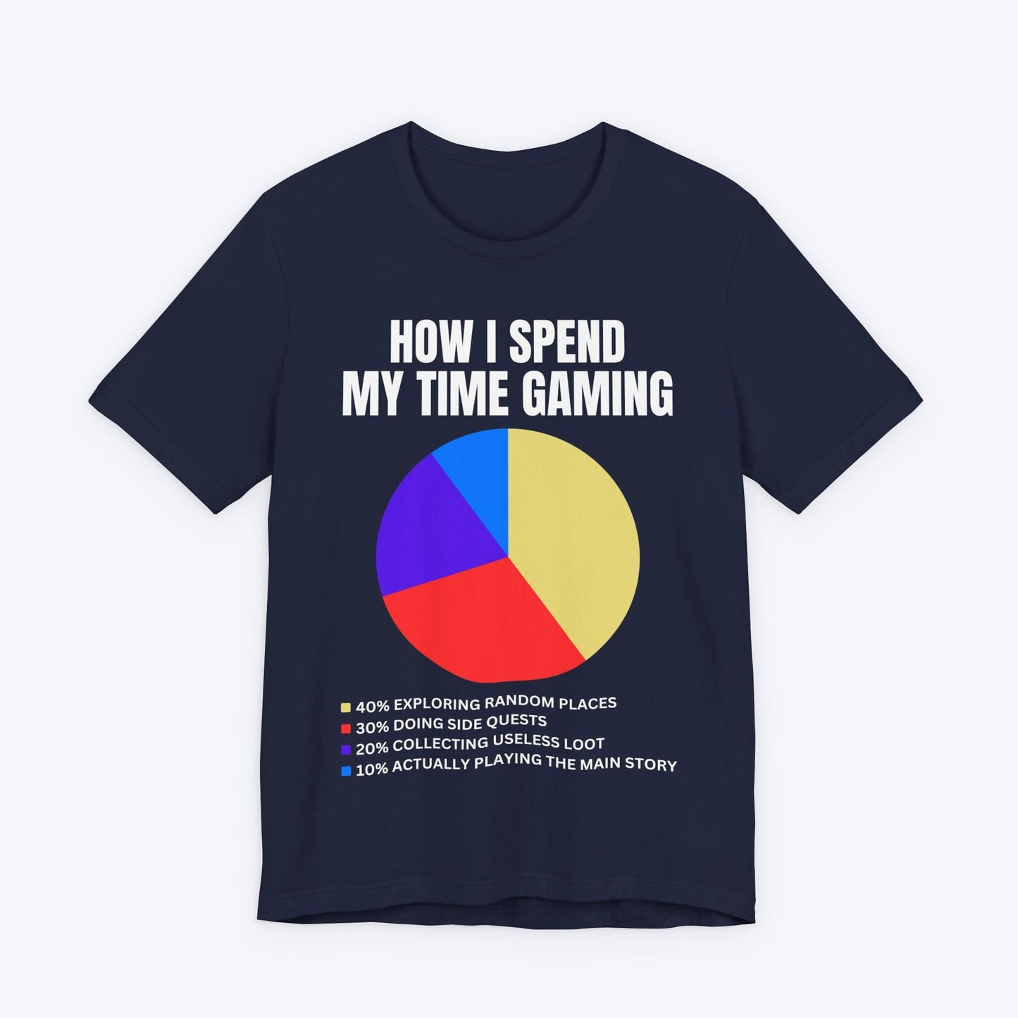 T-Shirt Navy / S How I Spend My Time Gaming T-shirt