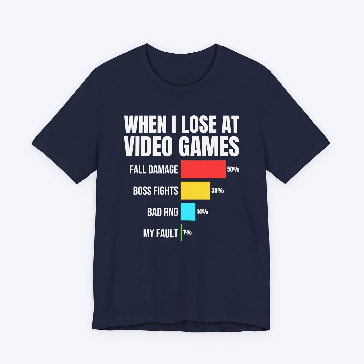 T-Shirt Navy / S I Blame Fall Damage T-shirt