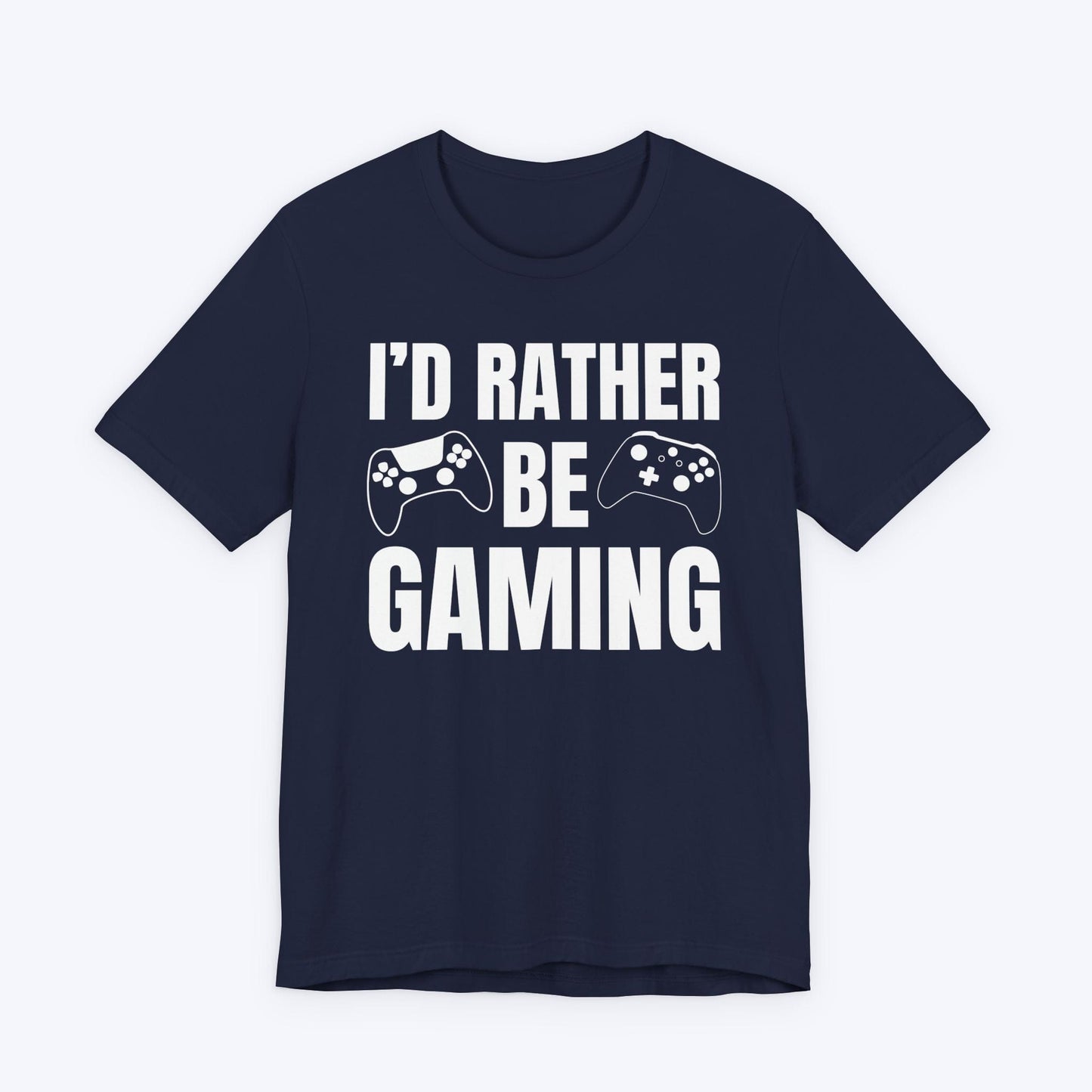 T-Shirt Navy / S I'd Rather Be Gaming T-shirt