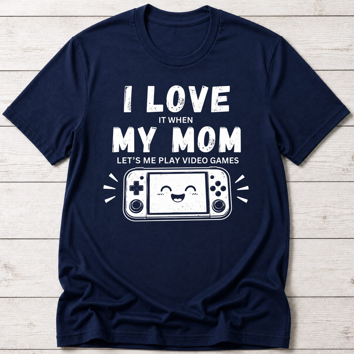 T-Shirt Navy / S I Love My Mom T-shirt