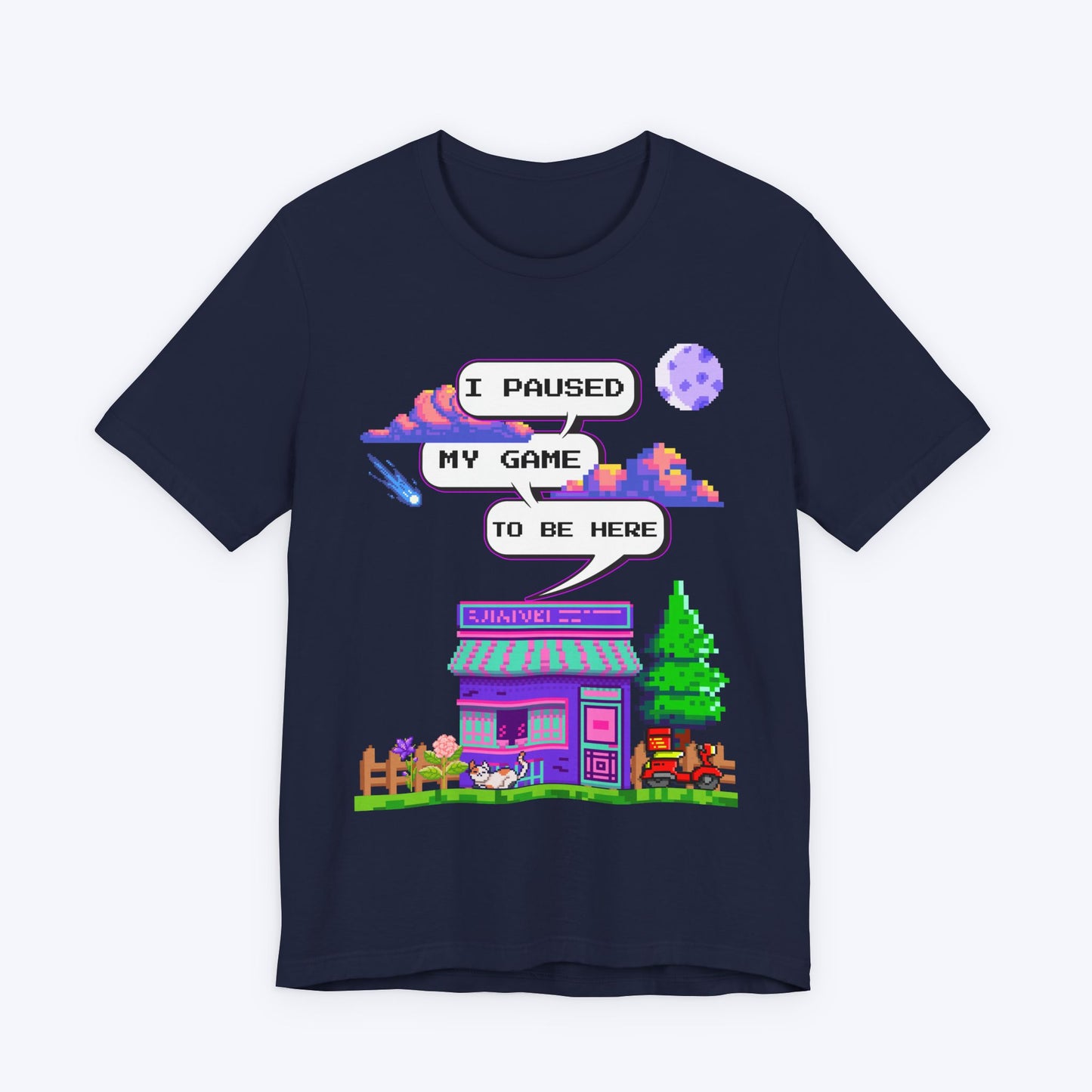 T-Shirt Navy / S I Miss My Pixel World T-shirt