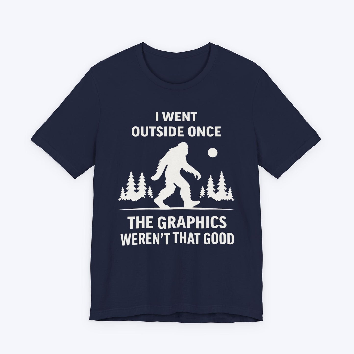 T-Shirt Navy / S I Went Outside. Didn't Spot Me T-shirt