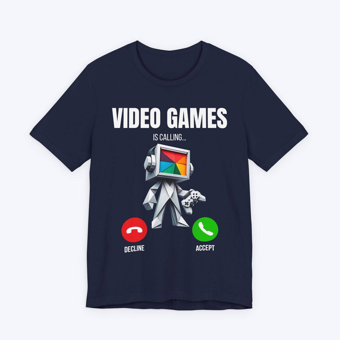T-Shirt Navy / S Incoming Call: Video Games T-shirt