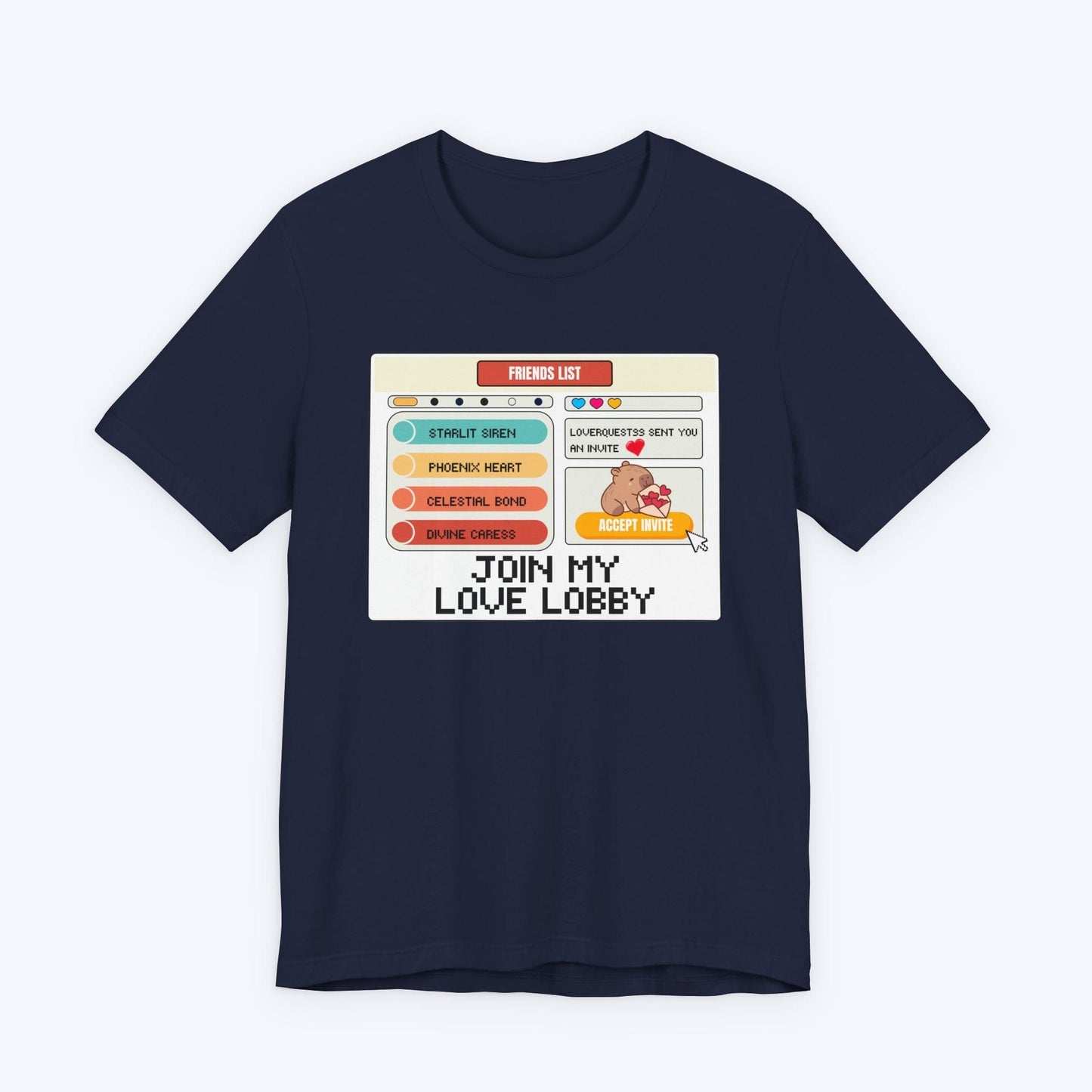 T-Shirt Navy / S Join My Love Lobby T-shirt