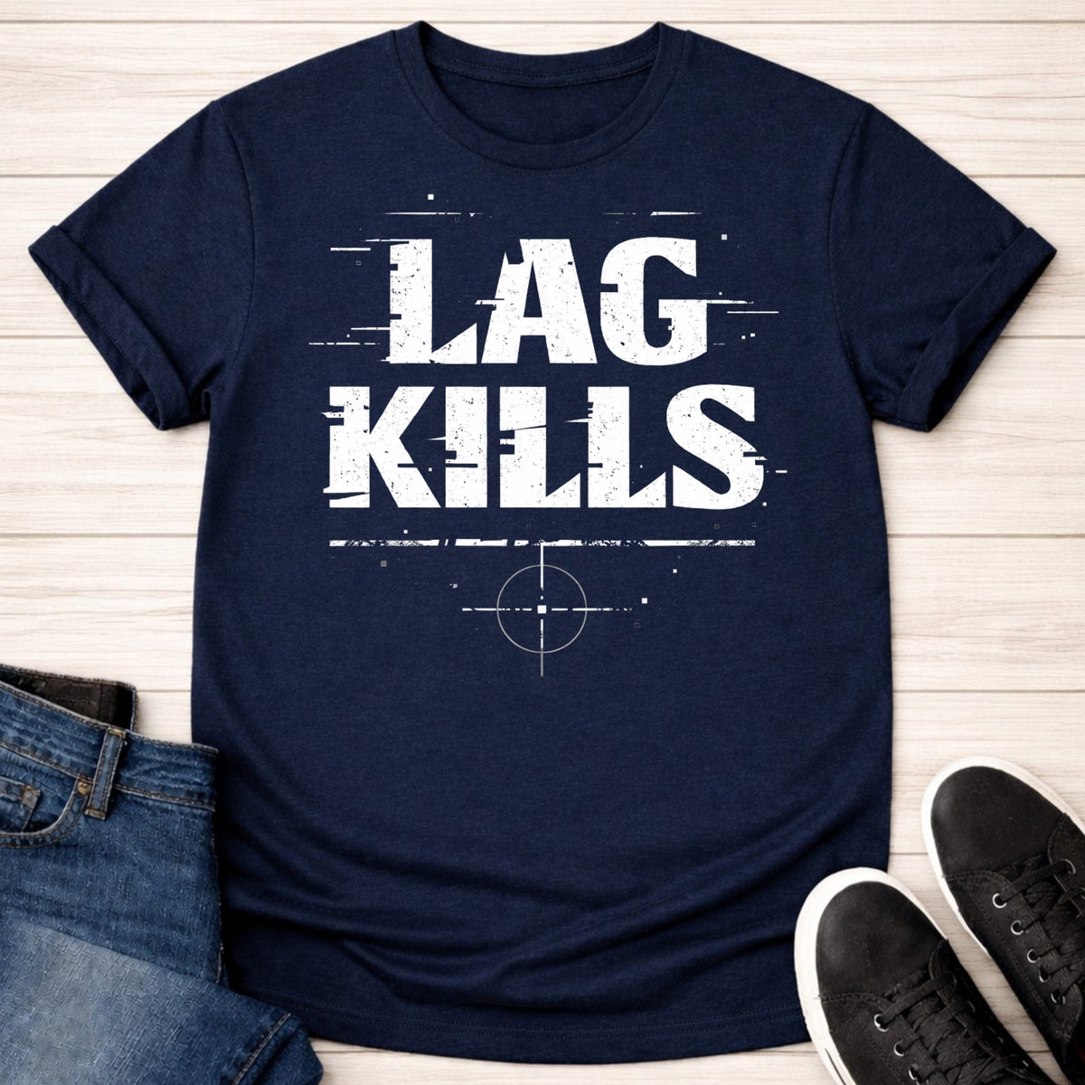 T-Shirt Navy / S Lagged Out T-shirt
