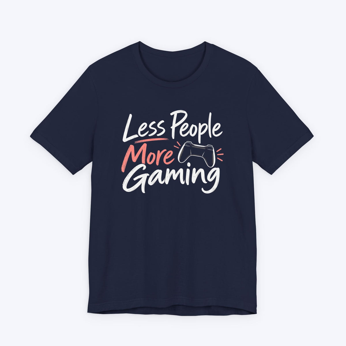 T-Shirt Navy / S Less People T-shirt