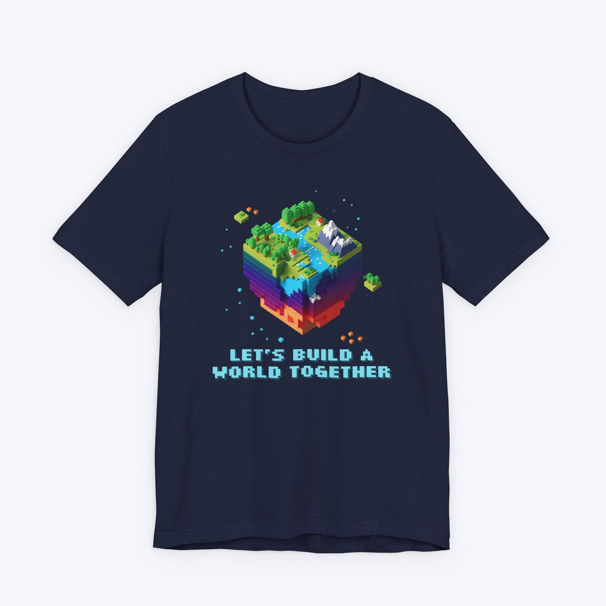 T-Shirt Navy / S Let's Build A World Together T-shirt
