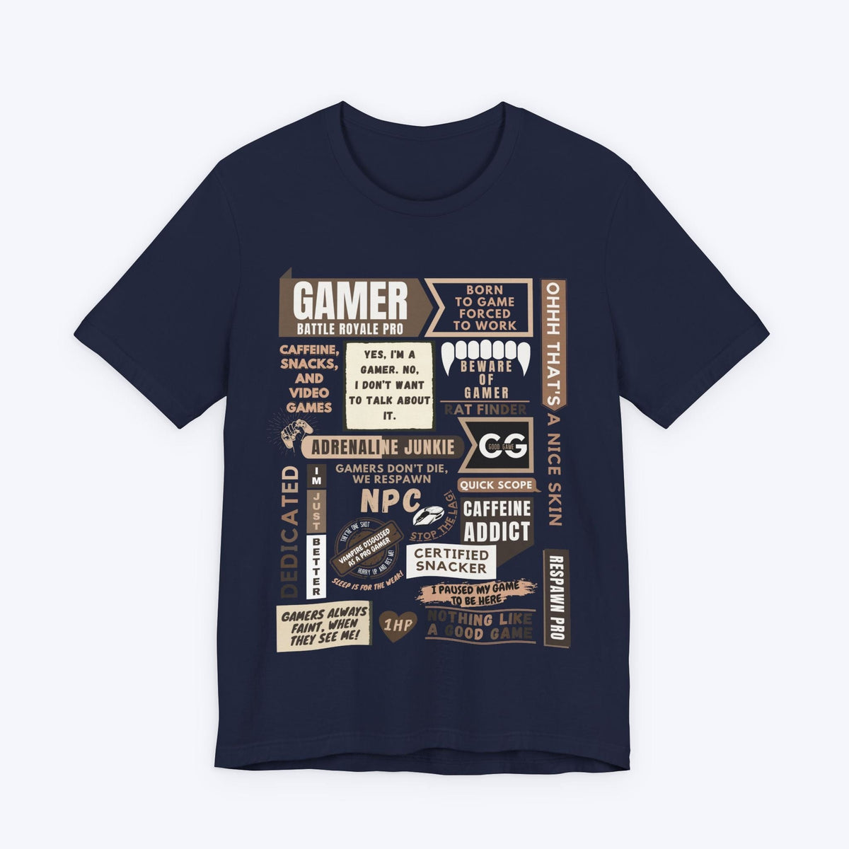 T-Shirt Navy / S Life of a Gamer T-shirt