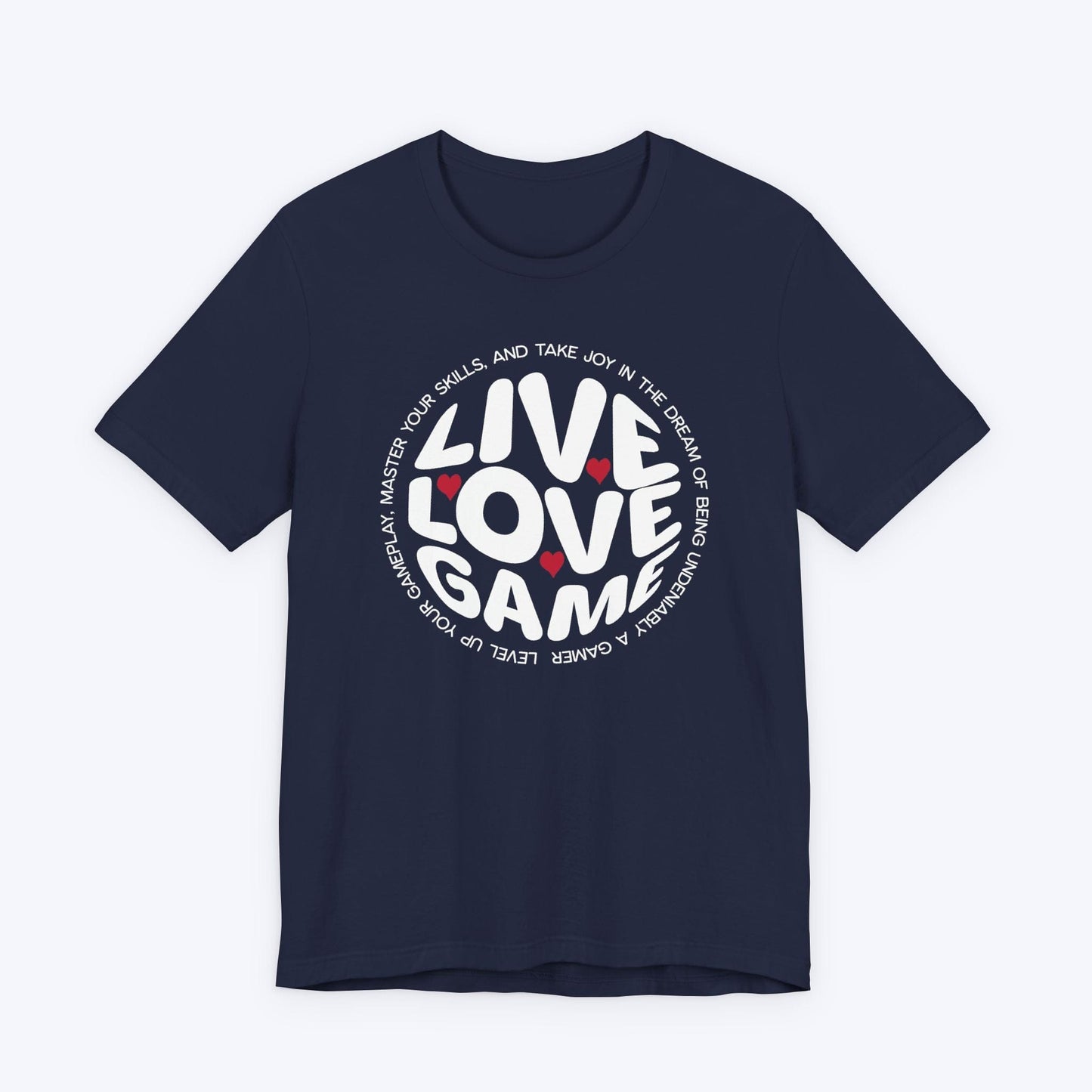 T-Shirt Navy / S Live, Love, Game (Around the World) T-shirt