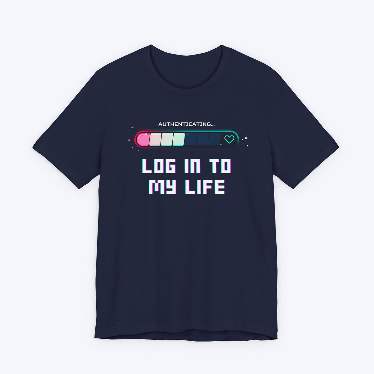 T-Shirt Navy / S Log In To My Life T-shirt