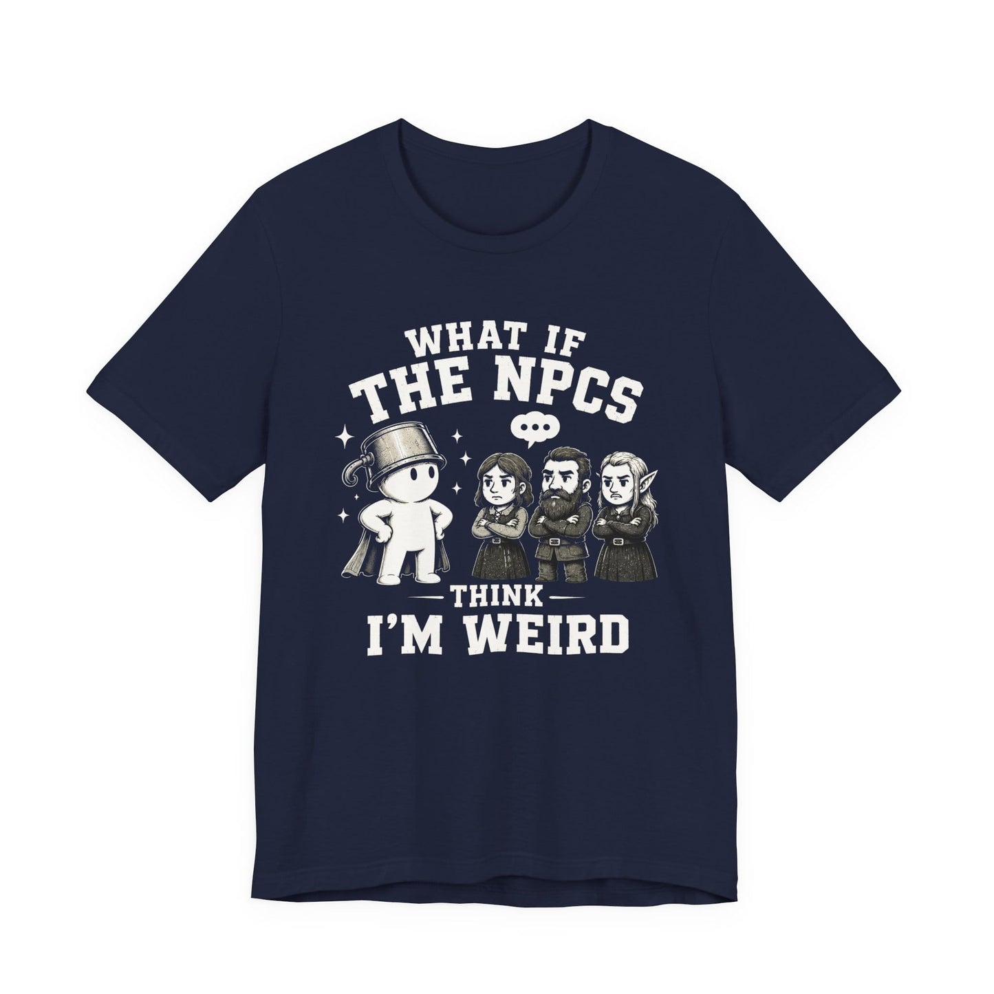 T-Shirt Navy / S Maybe I'm Weird T-shirt