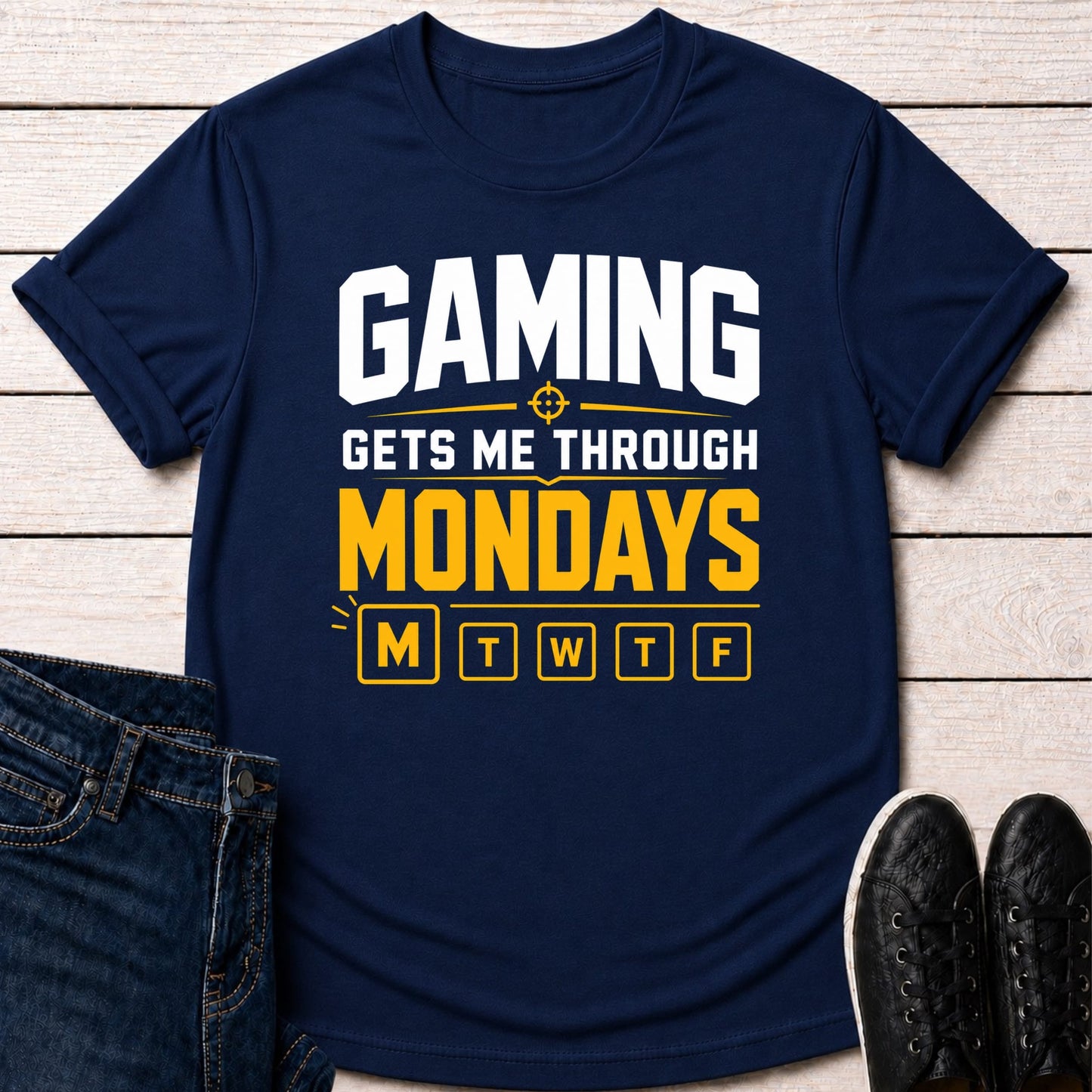 T-Shirt Navy / S Monday Survival T-shirt