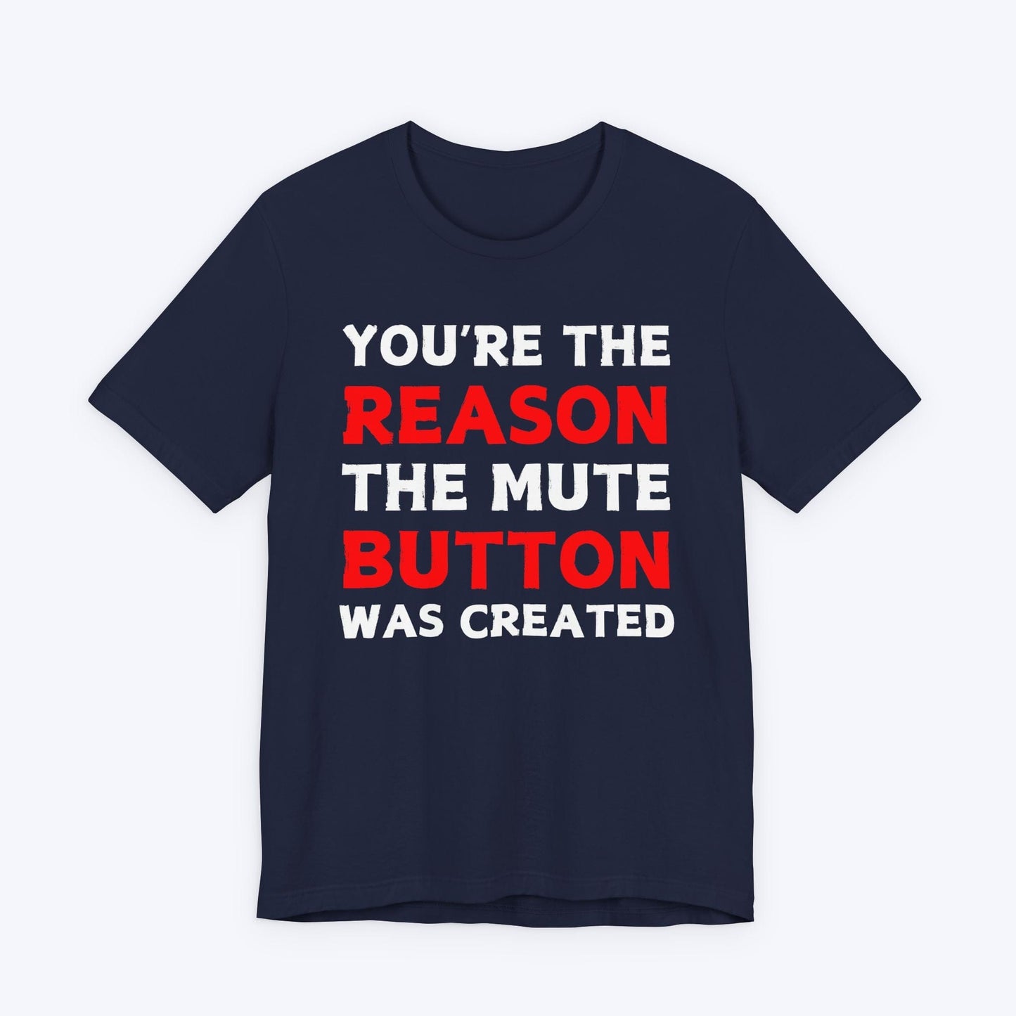 T-Shirt Navy / S Mute Button Enthusiast T-shirt