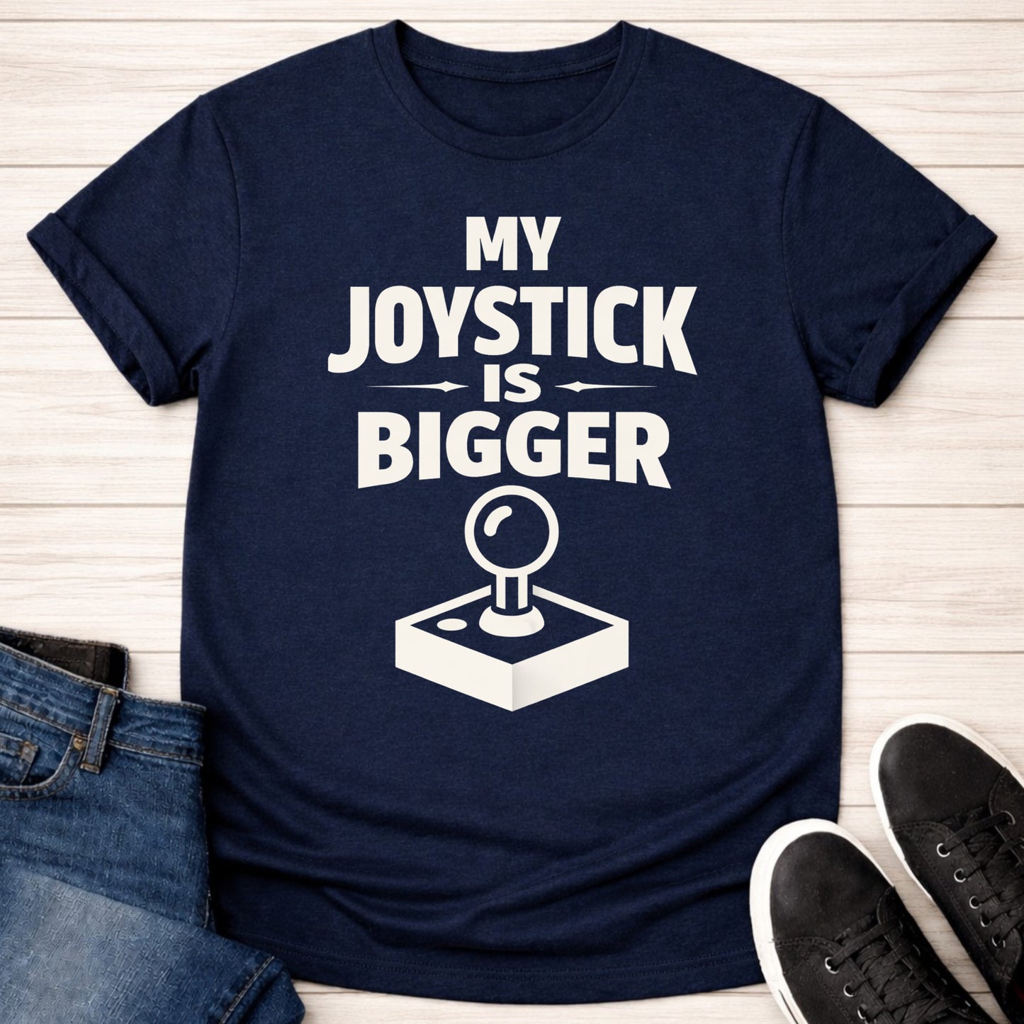 T-Shirt Navy / S My Joystick is BIGGER T-shirt