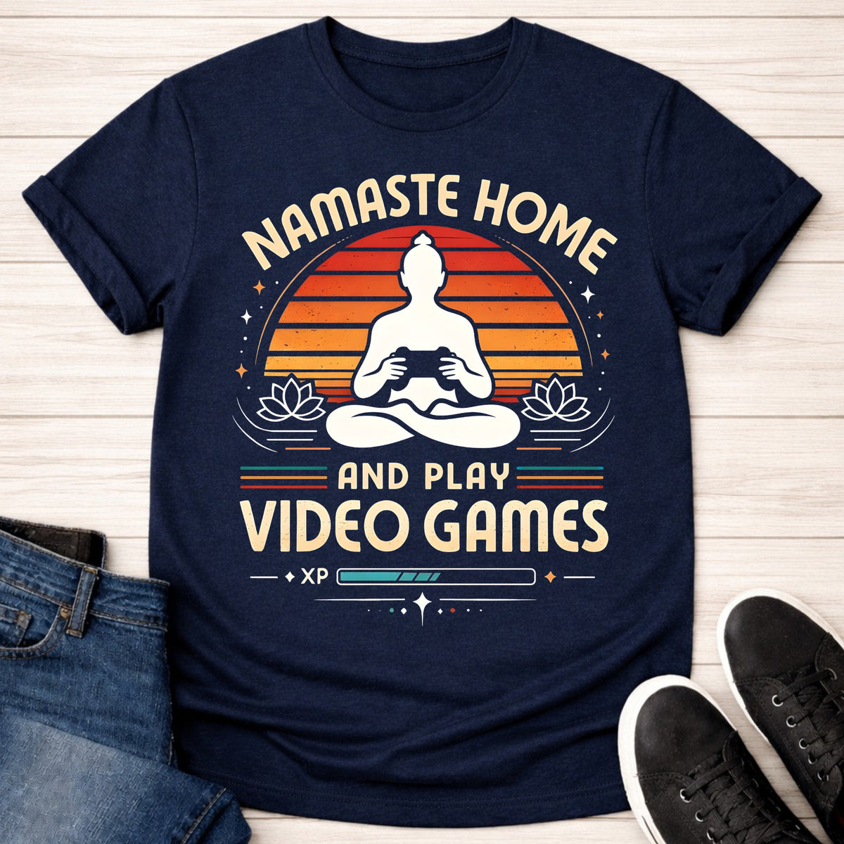 T-Shirt Navy / S Namaste Home T-shirt
