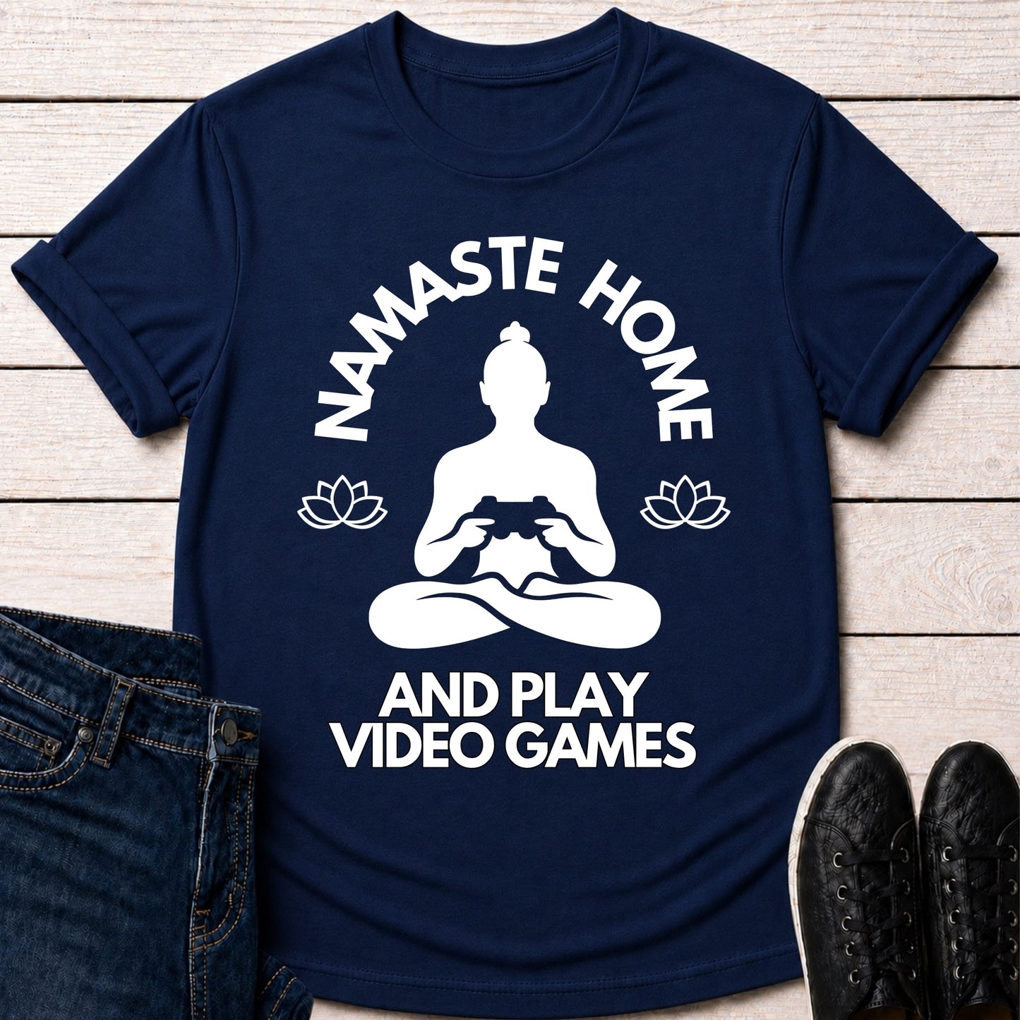 T-Shirt Navy / S Namaste Home T-shirt