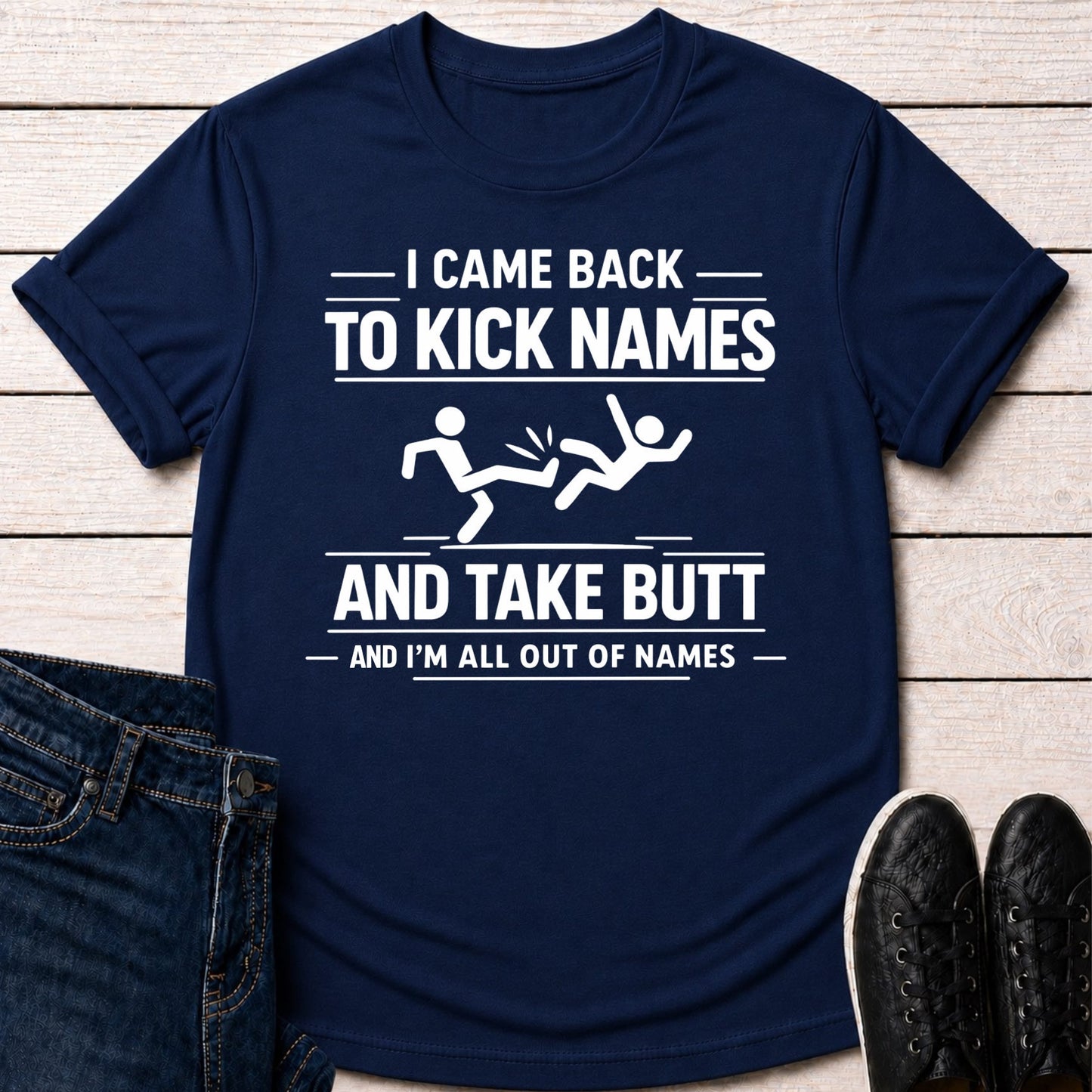 T-Shirt Navy / S Name Kicker T-shirt