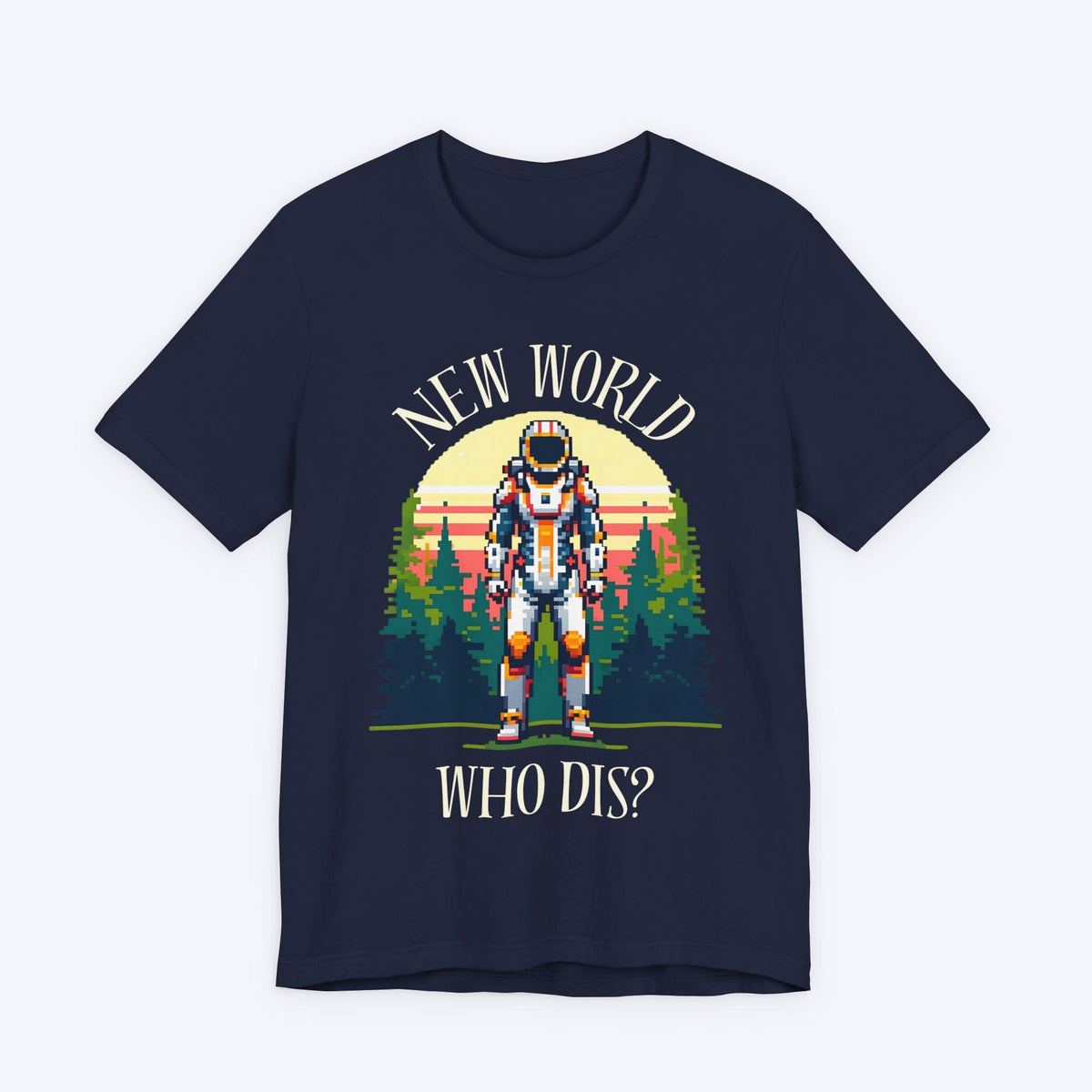 T-Shirt Navy / S New World Who Dis T-shirt