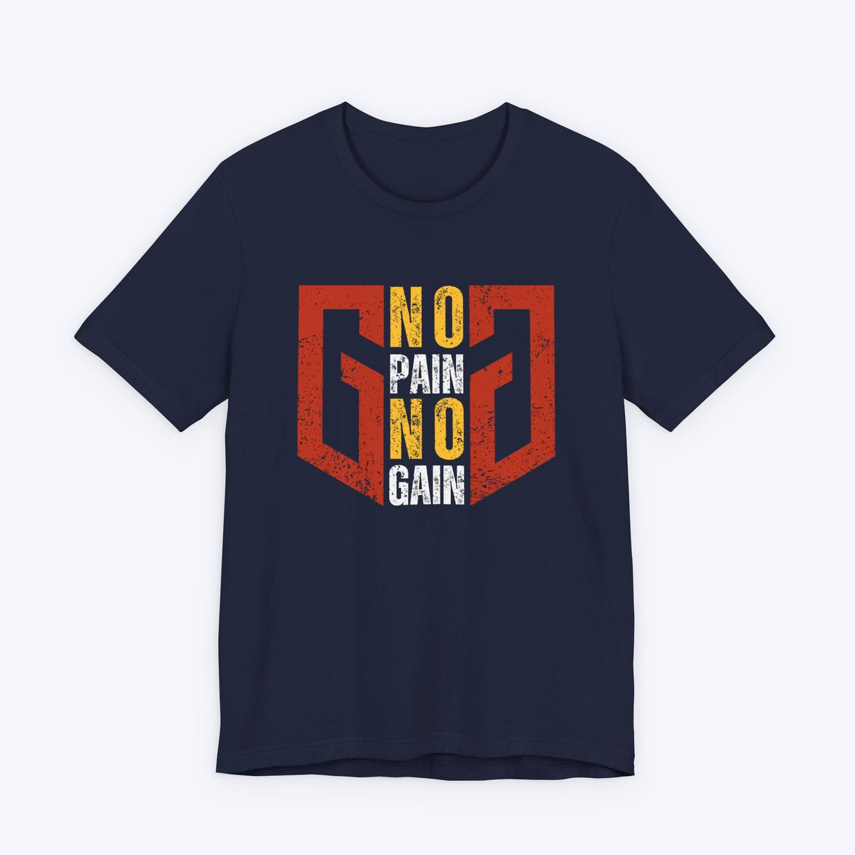 T-Shirt Navy / S No Pain, No Gain "GG" T-shirt