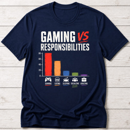 T-Shirt Navy / S No Responsibilities T-shirt