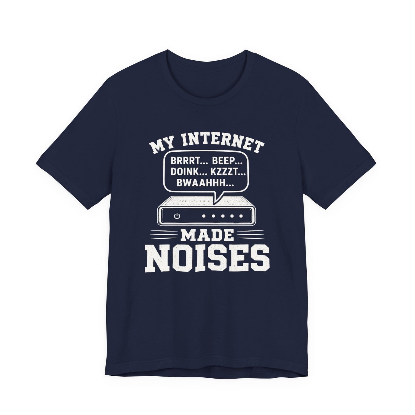 T-Shirt Navy / S Noisy Internet T-shirt