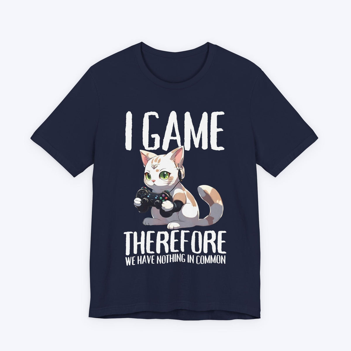 T-Shirt Navy / S Nothing in Common with Kitty Anime T-shirt