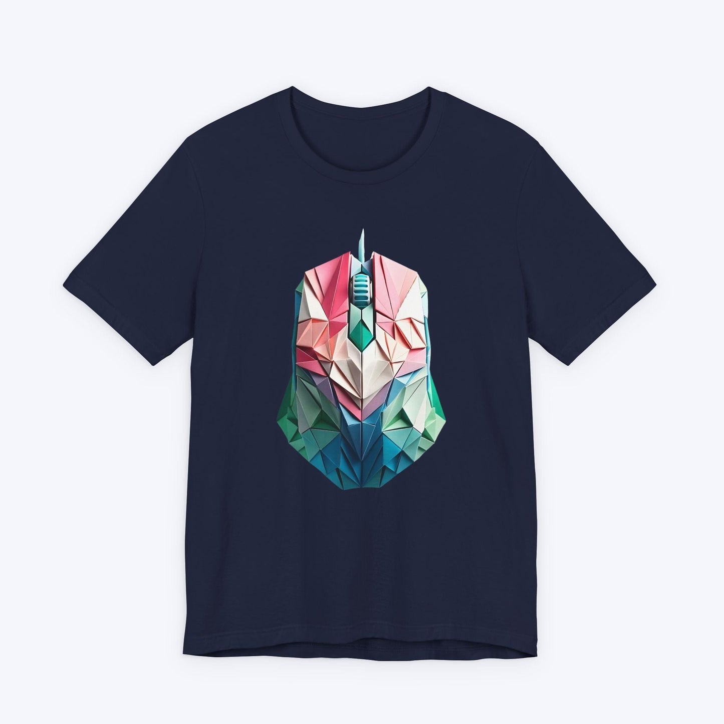 T-Shirt Navy / S Origami Mouse Gamer T-shirt