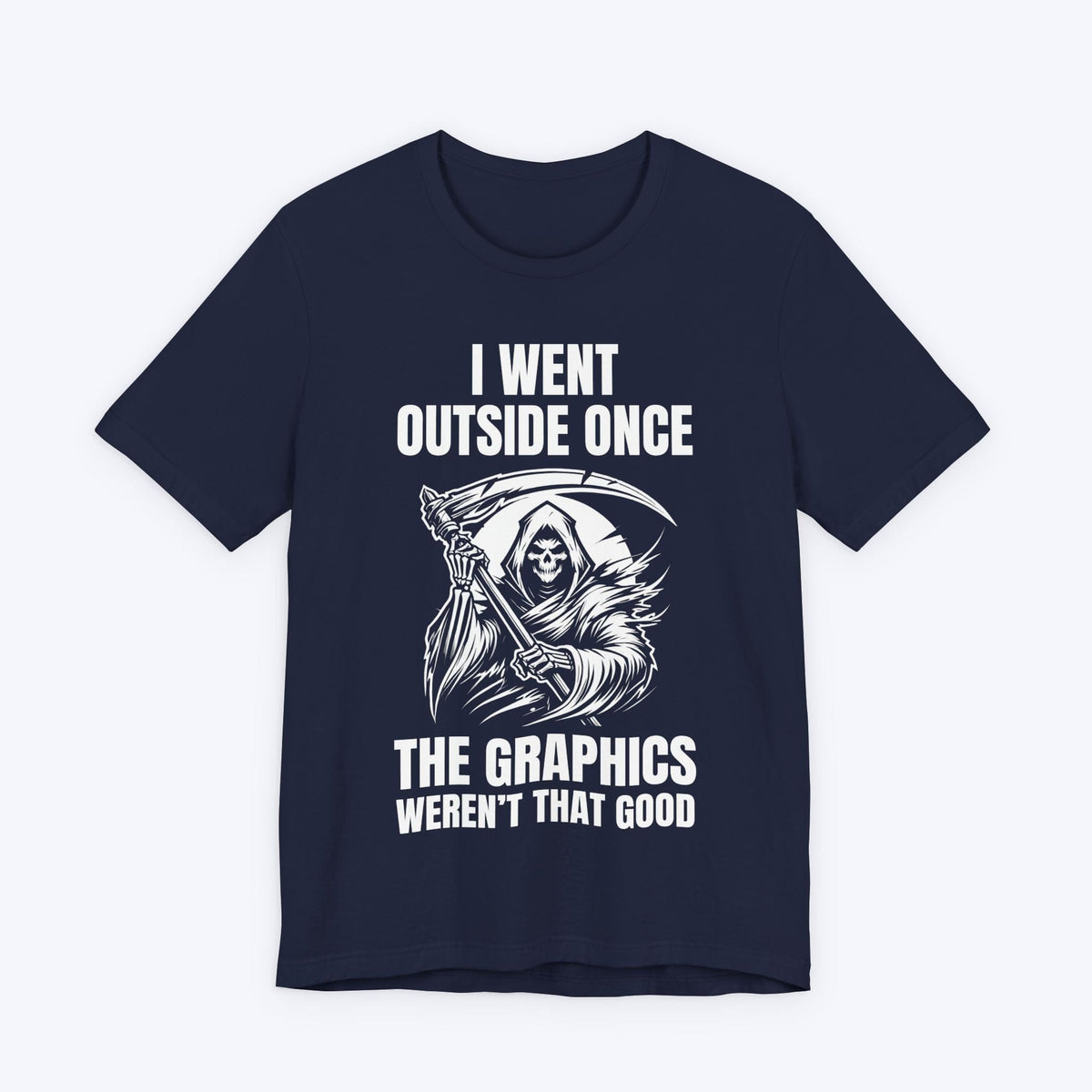 T-Shirt Navy / S Outside Looked Dead T-shirt