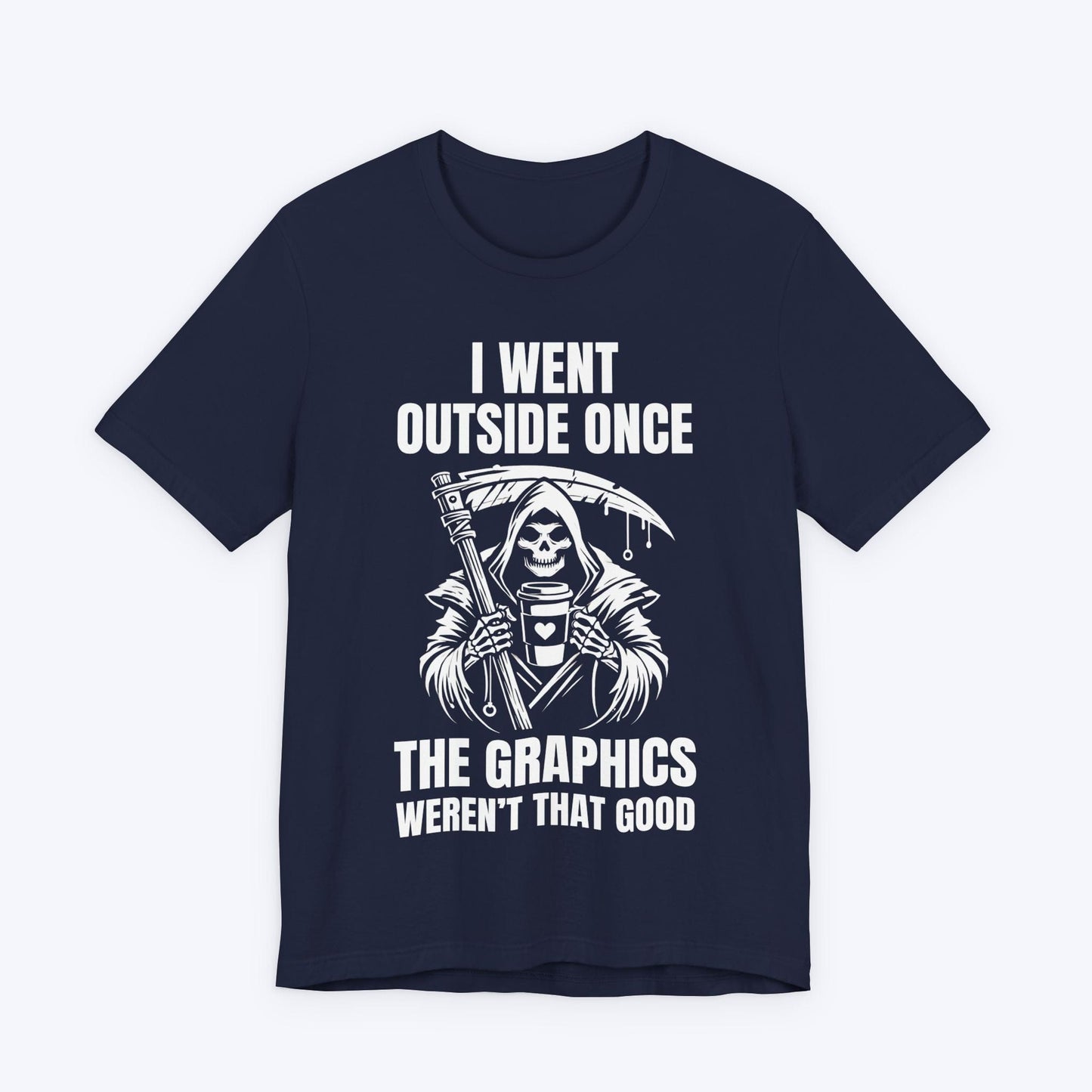 T-Shirt Navy / S Outside Was Lifeless T-shirt