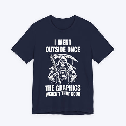 T-Shirt Navy / S Outside Was Lifeless T-shirt
