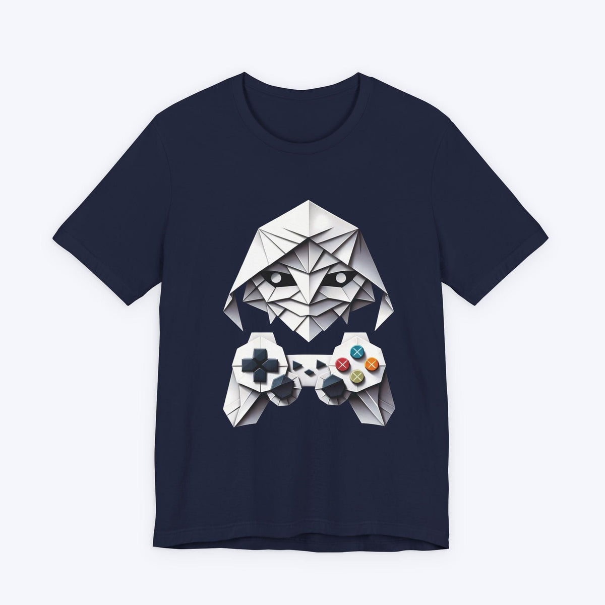 T-Shirt Navy / S Paper Face Gamer T-shirt