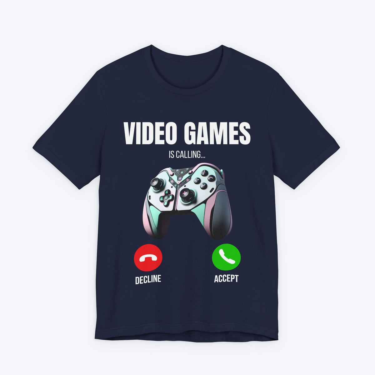 T-Shirt Navy / S Pause Reality, Play Games T-shirt