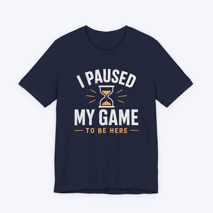 T-Shirt Navy / S Paused for Attention T-shirt