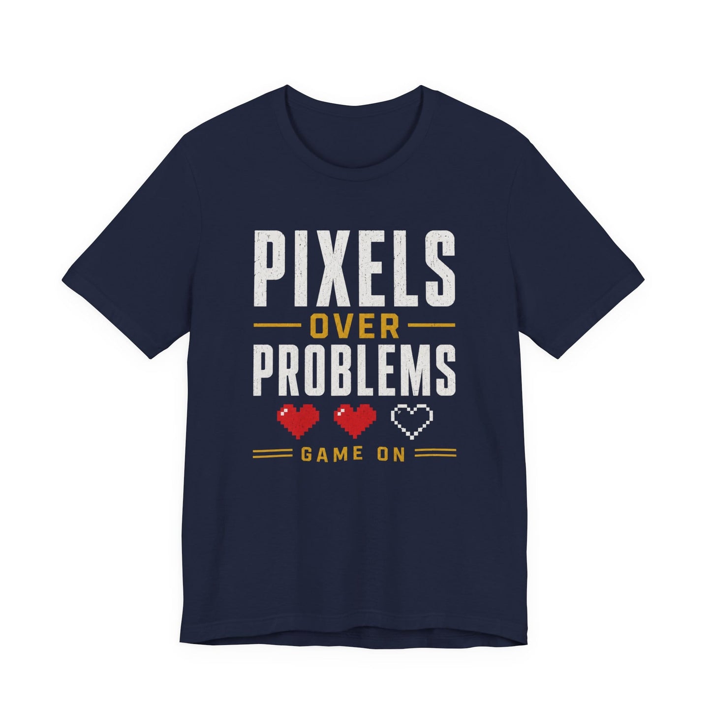 T-Shirt Navy / S Pixels First T-shirt
