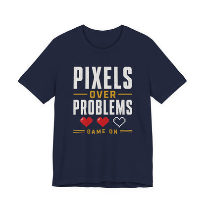 T-Shirt Navy / S Pixels First T-shirt