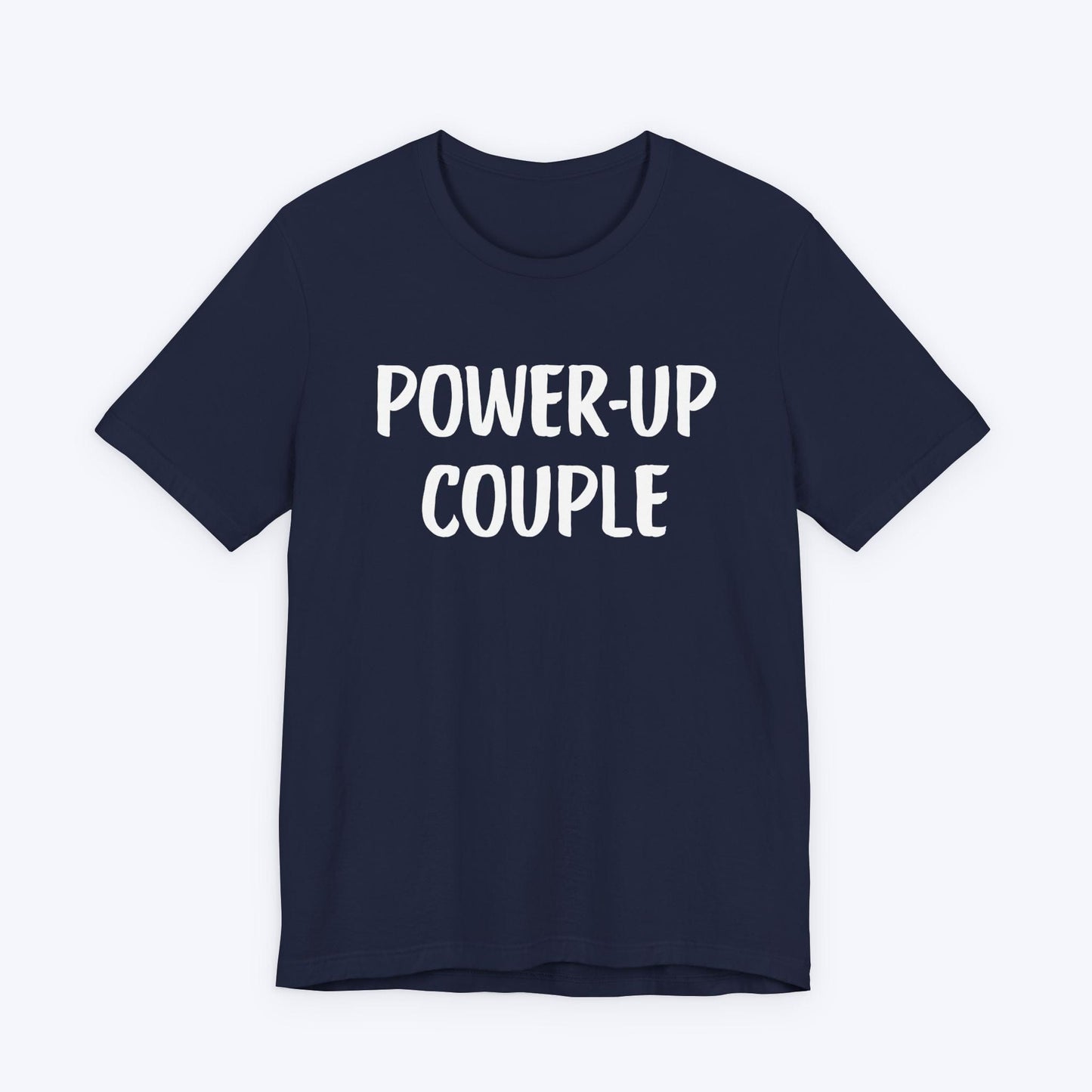 T-Shirt Navy / S Power-Up Couple T-shirt