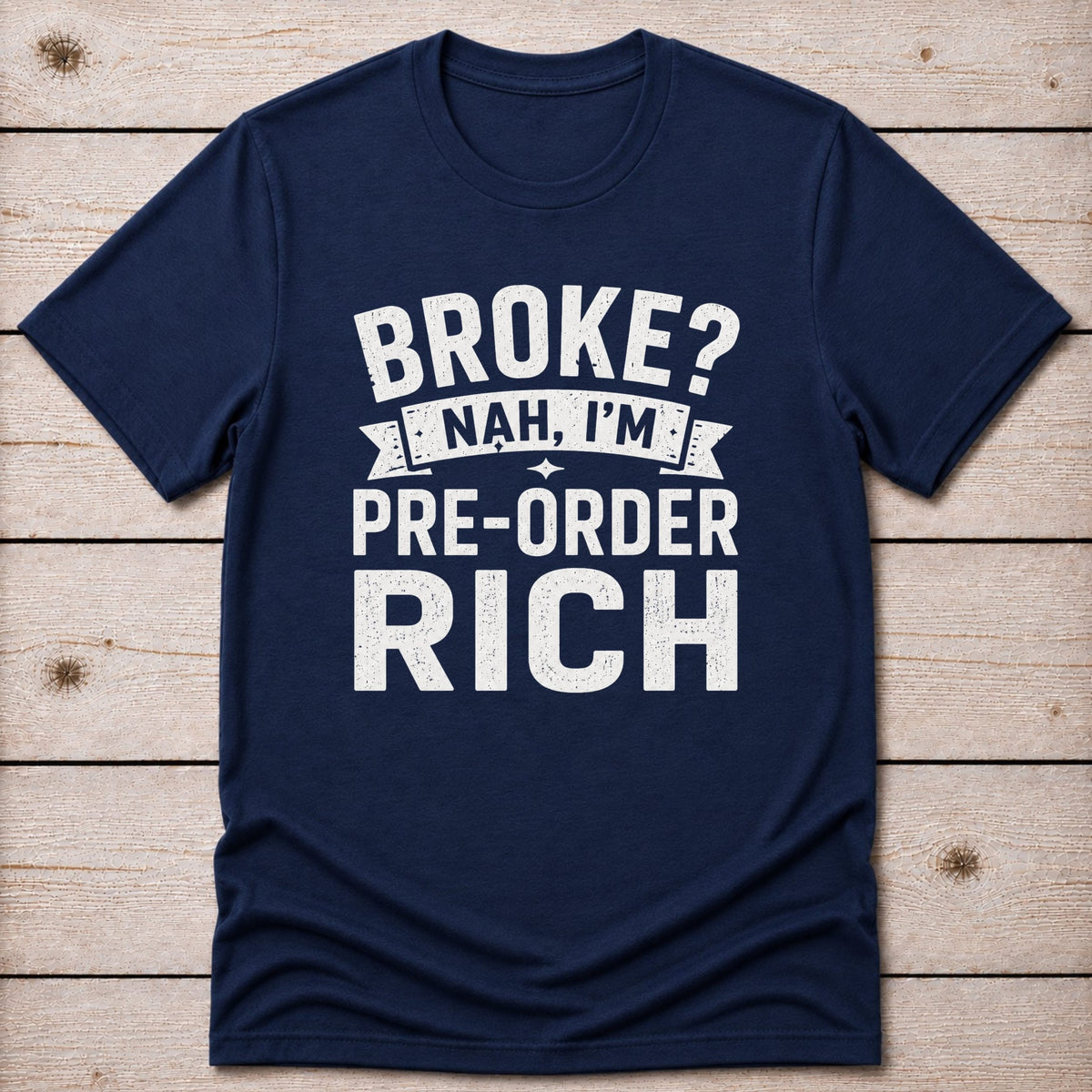 T-Shirt Navy / S Pre Order Rich T-shirt