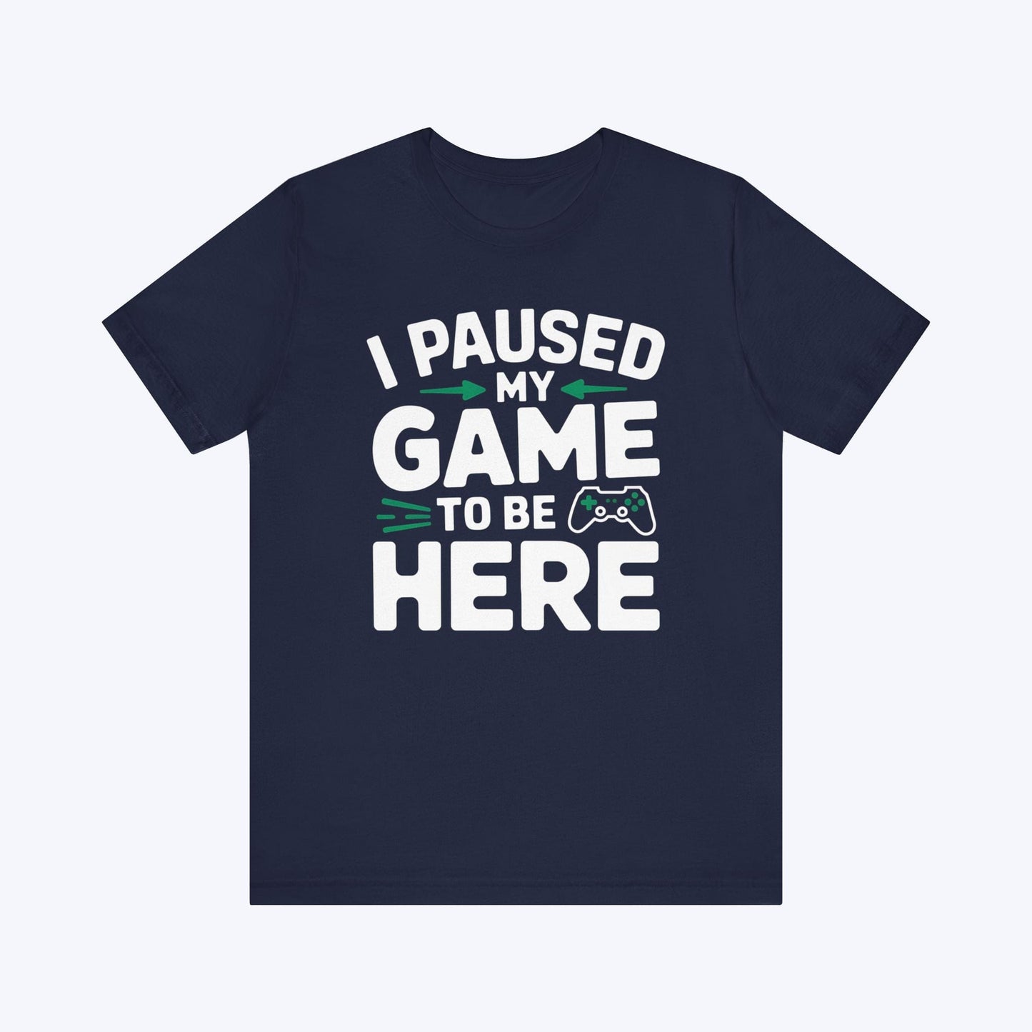 T-Shirt Navy / S Press Start to Resume T-Shirt